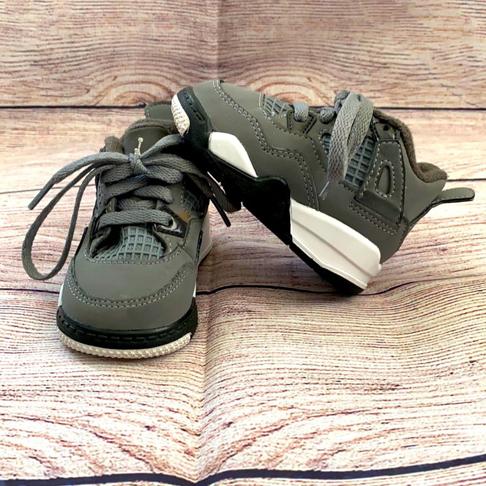 Retro Jordan 4 Cool Grey Baby Toddler Size 3C